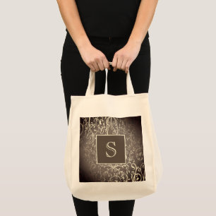 Brown Élégant Sac fourre-tout Monogramme
