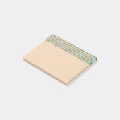 Brown en Turquoise Zigzag Chevron Post-it® Notes (Schuin)