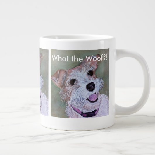 BROWN EN WHITE JACK RUSSELL | EXTRA GROTE MOK (Rechts)