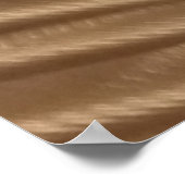 BROWN EN WITTE GESRIPTE TEXTIEL POSTER (Hoek)