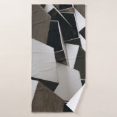 BROWN EN ZWARTE WALL DECOR BADHANDDOEK (Badhanddoek)