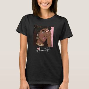 Brown est magnifique Tshirt pour filles Brown