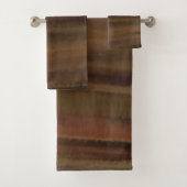 Brown Est Mon Ensemble De Serviettes De Bain Coule (En situation)