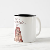 Brown esthétique Inspiration fille Mug (Devant droit)