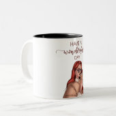 Brown esthétique Inspiration fille Mug (Devant gauche)