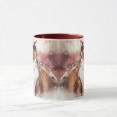 Brown Et Blanc Maine Coon Tabby Café Mug (Centre)