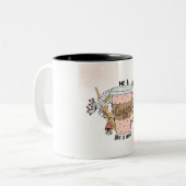 Brown et crème esthétique café Mug (Devant gauche)