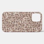 Brown et Tan Snake Skin Coque-Mate coque iphone (Verso (horizontal))