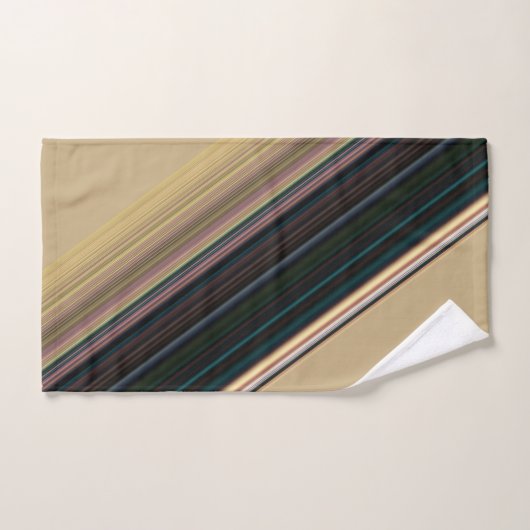 Brown et vert (Serviette à main)