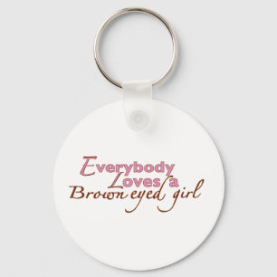 Brown Eyed Girl Sleutelhanger