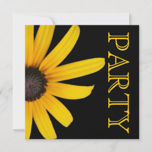 Brown Eyed Susan Invitation Kaart