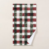 Brown Flèches blanches d'hiver (Serviette à main)