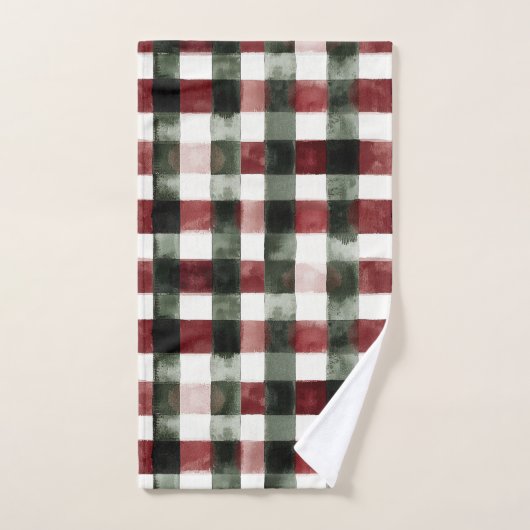 Brown Flèches blanches d'hiver (Serviette à main)