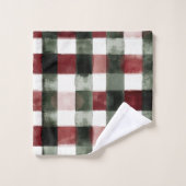 Brown Flèches blanches d'hiver (Gant de toilette)