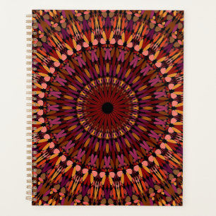 Brown floral Mandala Design-48566
