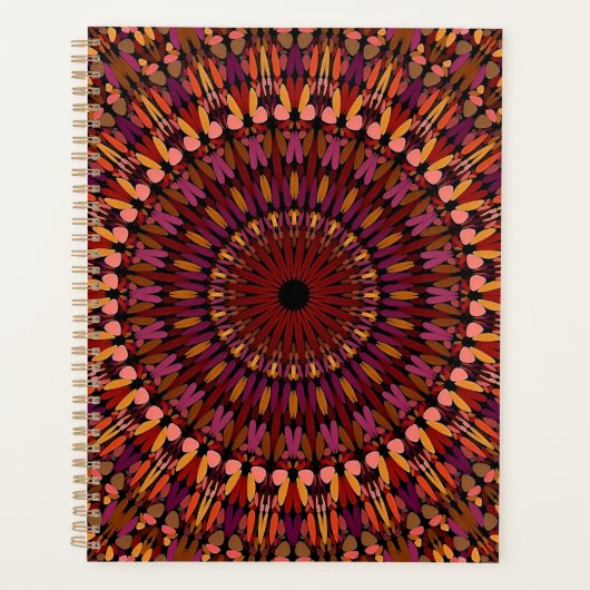 Brown floral Mandala Design-48566 (Devant)