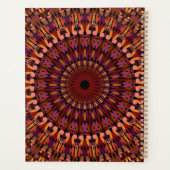 Brown floral Mandala Design-48566 (Dos)