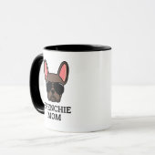 Brown Français Bulldog Frenchie Chien Maman Mug (Devant gauche)