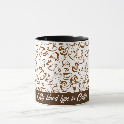 Brown Funny Coffee Mug (Centre)