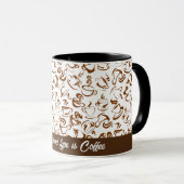 Brown Funny Coffee Mug (Devant droit)