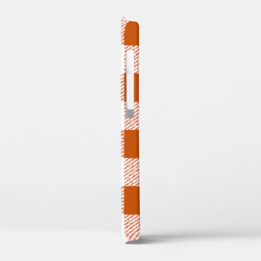 Brown Gingham Check Pattern Case-Mate iPhone Case (Achterkant / Links)