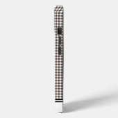 Brown Gingham Custom Samsung Case-Mate iPhone Case (Achterkant / Links)