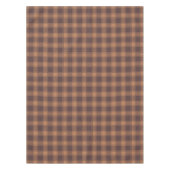Brown Gingham Herfst Autumn Tafelkleed (Voorkant)