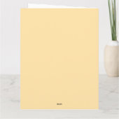 Brown Giraffe Pattern – Minimal Animal Print Kaart (Achterkant)