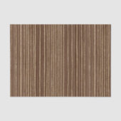 Brown Gold Stripes Christmas Tissuepapier (Voorkant)