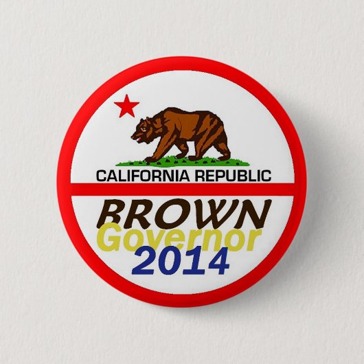 BROWN Governor 2014 Button (Voorkant)