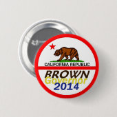 BROWN Governor 2014 Button (Voorkant /achterkant)