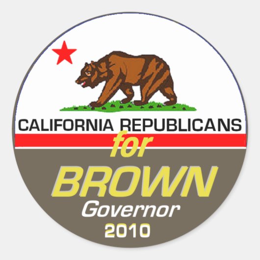 BROWN Governor Sticker (Voorkant)