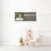 Brown Graduation Party Foto Spandoek (Insitu)