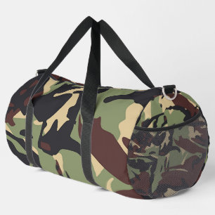 Brown Green Camo Athletic Travel Gym Plunjezak