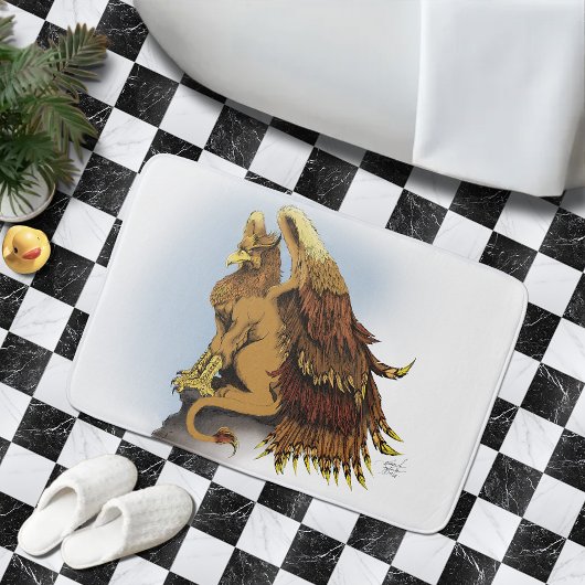 Brown Griffin Fantasy Badmat