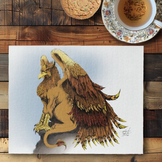 Brown Griffin Fantasy Legpuzzel