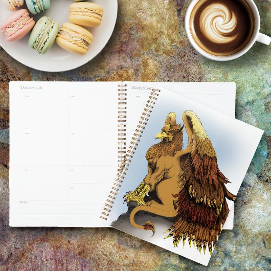Brown Griffin Fantasy Planner