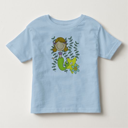 Brown Hazard Mermaid Kinder Shirts (Voorkant)
