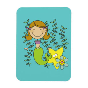 Brown Hazard Mermaid Magneet