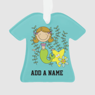 Brown Hazard Mermaid Ornament