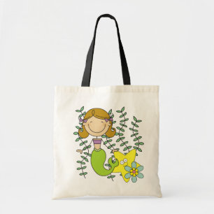 Brown Hazard Mermaid Tote Bag