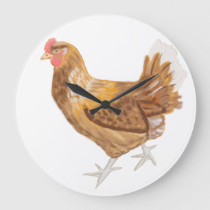 Brown Hen Grote Klok
