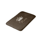 Brown Hers Crown Bath Mat (Gekanteld)
