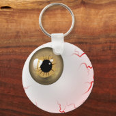 Brown Horror Eyeball Sleutelhanger (Voorkant)