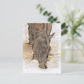 BROWN HORSE BRIEFKAART (Staand voorkant)