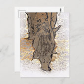 BROWN HORSE BRIEFKAART (Voorkant / Achterkant)