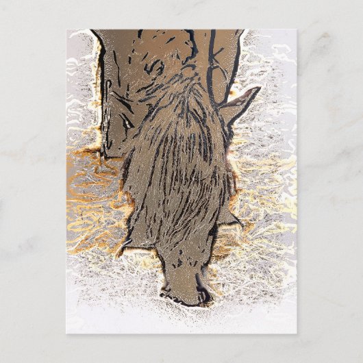 BROWN HORSE BRIEFKAART (Voorkant)