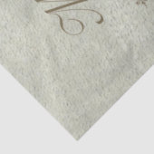 Brown Horse Carte Postale, Franse groene ontkoppel Tissuepapier (Detail)