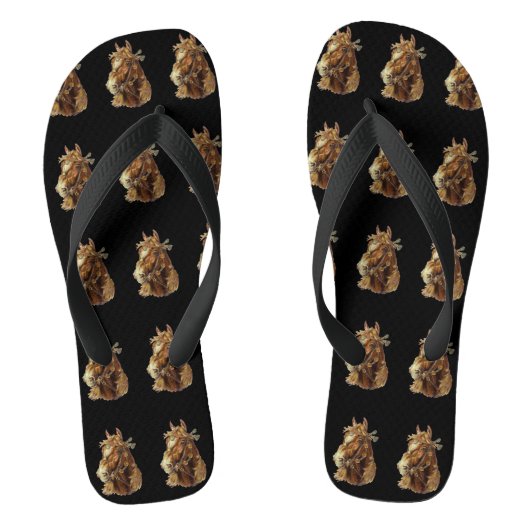  BROWN HORSE Wide Strap FlipFlops Thangen Teenslippers (Voetbed)
