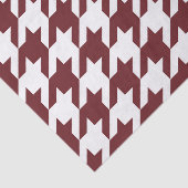 Brown Houndstooth Pattern Tissuepapier (Detail)